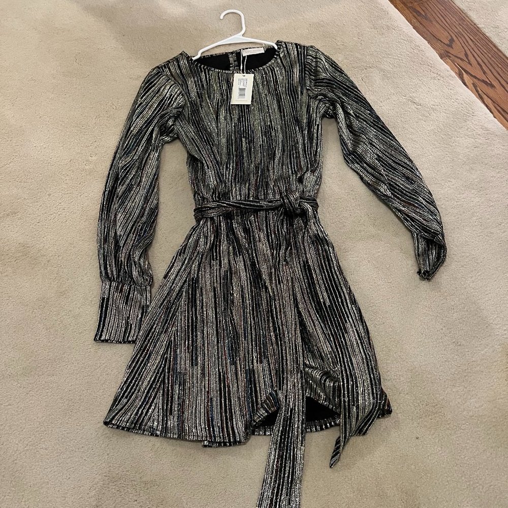 Ramy Brook XS Long Sleeve Shimmery Party Dress